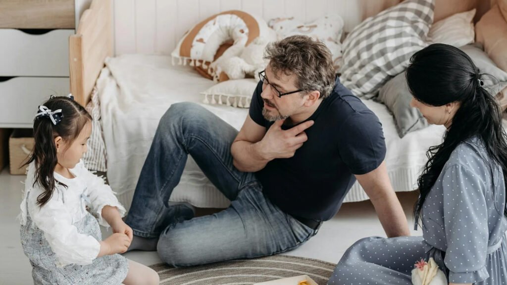 Family Practicing Effective Communication